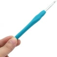 thumbnail image 3 of 6Pcs 5.5mm Crochet Hooks Ergonomic Soft Grip Rubber Handle Aluminum Hook Knitting Needles US Size I (Size 9) for DIY Yarn Craft,Nice Gift for Women Adults Kids Children Beginners (Blue), 3 of 11