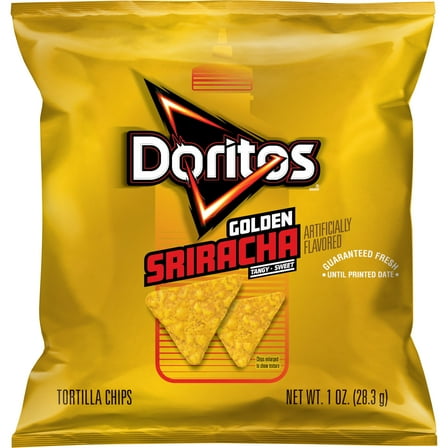 Doritos Golden Sriracha Tortilla Chips Bag, 1 oz
