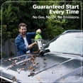 thumbnail image 5 of Greenworks 24V (130 MPH / 515 CFM) Brushless Axial Leaf Blower, Extreme Air Volume for Wet Leaves, Heavy Debris and Driveway Cleanup, Includes 4.0Ah USB-C Battery and GaN Charger, 5 of 16