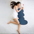 thumbnail image 4 of Almohadas, ropa de cama, almohada de embarazo para dormir, almohada de maternidad que soporta la espalda, las piernas, el abdomen y las caderas para embarazadas, almohada de embarazo de 99 cm para muj, 4 of 6