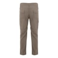 thumbnail image 4 of LWavelet Men's Black Cargo Straight Leg Pants - Button Waist Multiple Pockets Durable Fabric Work & Casual Everyday Utility Trousers Khaki XL, 4 of 4