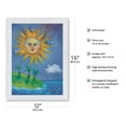 thumbnail image 2 of The Sun (La) of Hawaii - From an Original Color Painting by Nikki Moss - Japanese Unryu Rice Paper Art Print (Unframed) 12 x 16 in, 2 of 4
