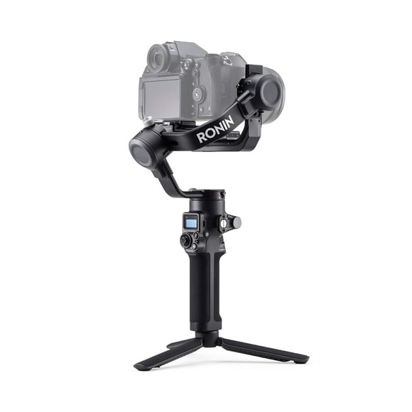 DJI RSC 2 - Stabilisateur à Gimbal 3 Axes pour Appareil Photo Reflex Numérique et Sans Miroir, Nikon, Sony, Panasonic, Canon, Fujifilm, Charge Utile 6.6 lb, Design Pliable, Prise de Vue Verticale, Écran OLED, Noir