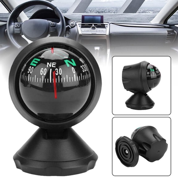 Car Navigator Dashboard Travel Ball – Lightweight ABS Car Accessory for Camping, Hiking, and Outdoor Adventures
