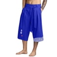 thumbnail image 3 of Men’s Casual Loose Linen Shorts Japanese Traditional Asian Style Bottoms, 3 of 5