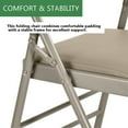 thumbnail image 4 of CozyBox 4-Pack Padded Folding Chairs with Steel Frame – Ideal for Indoor and Outdoor Events, Dining, and Parties, 4 of 4