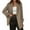 Khaki, variant on Casual Blazers for Women 2025 Long Sleeve Notch Lapel Collar Oversized Business Casual Work Office Jacket