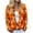 Orange, variant on Womens Plus Size Sweaters Christmas Sweaters for Women Graphic Long Sleeve Button Down Sweater Cardigan Print Knit Tops Coat for Holiday Parties