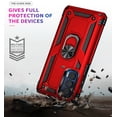 thumbnail image 6 of Starshop Case for Motorola Edge 5G UW, Drop Protection Ring Kickstand Cover- Red, 6 of 6