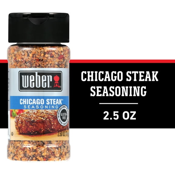 Weber Chicago Steak Seasoning, Kosher, 2.5 OZ