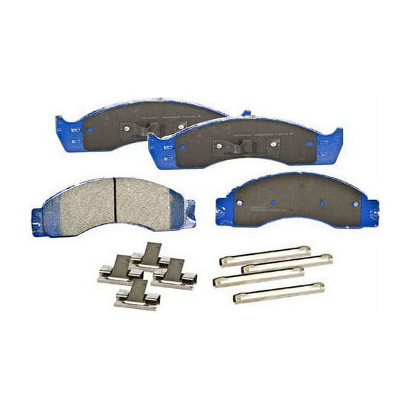 Brake Pad Set - Compatible with 1989 - 1997 Ford F-53 Motorhome Chassis 1990 1991 1992 1993 1994 1995 1996