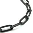 thumbnail image 3 of True Black Titanium 5MM Paper Clip Link Bracelet 9.5", 3 of 3