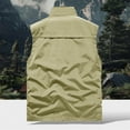 thumbnail image 4 of Men's Lightweight Golf Vest Outerwear Standing Collar Full Zip Sleeveless Jacket for Hiking Running, 4 of 5
