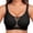 Black, variant on Minimizer Bras for Women Wireless Jelly Full Coverage Support Bra Womens Seamless Jelly Bras