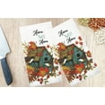 thumbnail image 4 of Fall Kitchen Dishtowels Bird Birdhouse Dual Sided Multi-Color Towels KayDee, 4 of 7