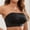 Black, variant on Great Gifts for Less Ofreoo Women's Basic Stretch Bandeau Bra Tube Top Free Size