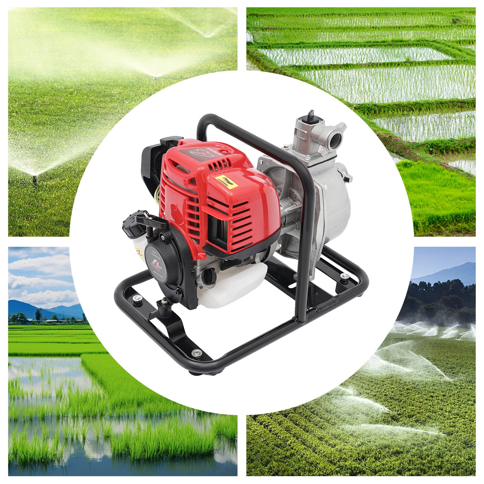 4 Stroke Gas Powered Water Pump Water Transfer High Pressure Irrigation Pump for Agricultural Irrigation