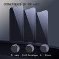 thumbnail image 3 of [1 Pack] iPhone 15 Pro Screen Protector, Privacy Screen, Tempered Glass, Full Coverage, Anti Spy, 9H Hardness, 3 of 4