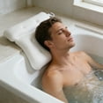 thumbnail image 4 of Lunxisen 4 Pcs Bath Pillow Headrest Suction Spa Relaxation Neck Support Bathtub Cushion Comfort Home Bathroom Accessory, 4 of 6