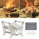 thumbnail image 1 of Soporte para asar Shamjiam Parrilla plegable para fogatas, 1 of 8