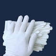 thumbnail image 3 of Cotton Gloves for Dry Hand Anezus White Cotton Gloves Cloth Serving Gloves for Eczema Moisturizing Dry Hand Coin Jewelry, 3 of 6