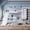 White, variant on URTR Twin Size Metal Loft Bed with Slide and Basketball Hoop, Loft Bed with Pull-up Rings, Climbing Wall, and Built-in Bookshelves, Playful Design, No Box Spring Needed, Easy Assembly, White
