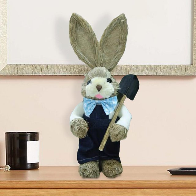 Dibujos Animados de Pie de Pascua Figura Muñeca Decoración Altura 35 Cm Aspecto Hermoso para Jardín, Terraza, Balcón Y Todo El Interior Estilo D BLESIY Estatuilla de conejito
