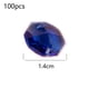 thumbnail image 2 of Cuentas octagonales de cristal de 14 mm, atrapasueños de cortina de cristal, piezas de guirnalda de cristal, paquete de 100, 2 of 5