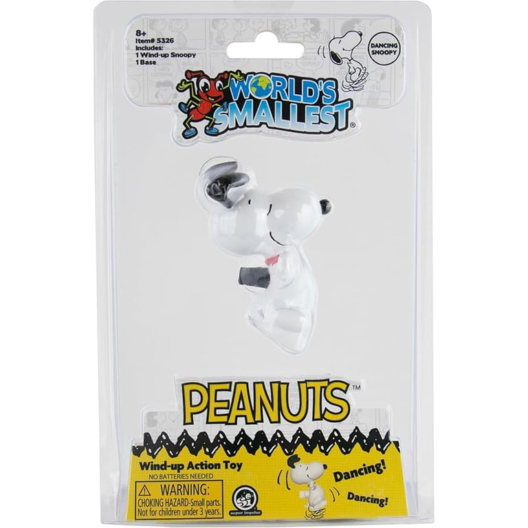 Super Impulse, World's Smallest Peanuts Dancing Snoopy Wind-Up 3in