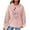 10# Pink, variant on Womens Hooded Sweatshirt Pullover Cat Hoodies with Front Pocket Sweatshirts Tops Waffle Knitted Sweatshirts Loose Casual Long Sleeve Tops Hooded Blouse Shirts