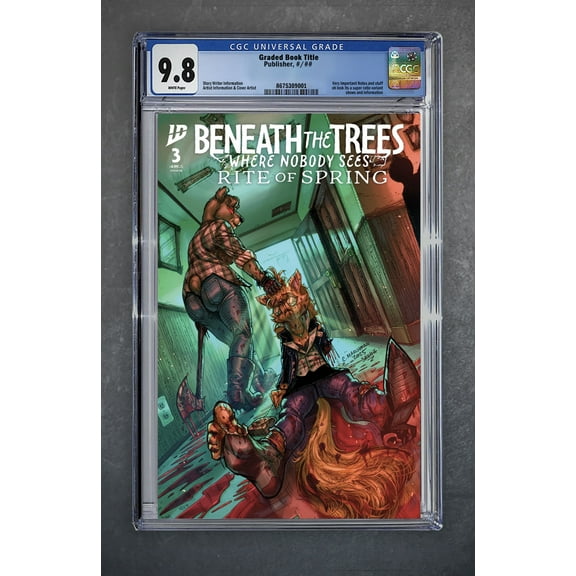Beneath The Trees Where Nobody Sees: Rite of Spring #3 CGC Universal Series 9.8 Chris Marchman Variant A Trade LTD 500