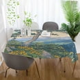 thumbnail image 3 of Yayeee Tablecloths 60" x 120" Rectangle Wrinkle Resistant Party Table Cover, Beige Mountain, 3 of 8