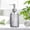 Gray, variant on Taicans Clear Glass Soap Dispenser,30oz Bubble Textured Hand Soap Dispenser with Rustproof Stainless Steel Pump,Refillable Liquid Lotion Bottle for Bathroom Kitchen Countertop,Decorative Soap Pump