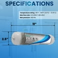 thumbnail image 3 of Metpure Elements Inline Antioxidant Alkaline Water Filter 11" x 2.5" with 1/4" Quick Connects Replacement or Add-on for pH Balance and Restore Minerals in Reverse Osmosis RO System, 3 of 10