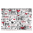 thumbnail image 1 of Tapiz para colgar en la pared con estampado de cartas de amor para el día de San Valentín, 1 of 1