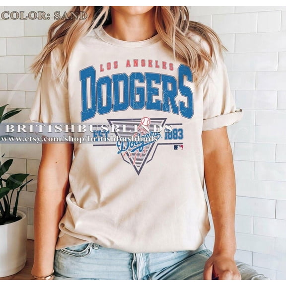 Vintage Style Los Angeles Basrball T-shirt, Dodgers Baseball Shirt For Fan