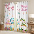 thumbnail image 2 of Manfei Kawaii Gnome Curtains Pack of 2 (42x84 Each),Colorful Dinosaur Eggs Curtains Blackout,Watercolor Flower Floral Bedroom Curtains For Teens,Super Cozy Room Decor, 2 of 6