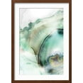 thumbnail image 2 of Art.com Mint Bubbles II Art Print by PI Studio, Brown Frame Wall Art, 17" x 23", 2 of 5