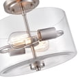 thumbnail image 3 of 2710-BN-Millennium Lighting-Verlana - 2 Light Semi-Flush Mount-10 Inch Tall and 11 Inch Wide-Brushed Nickel Finish, 3 of 9