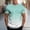 Light Blue, variant on Oalirro Men's Striped Gradient T-Shirt, Short Sleeve Crew Neck Tee, Unique Casual Design for Daily & Weekend Wear