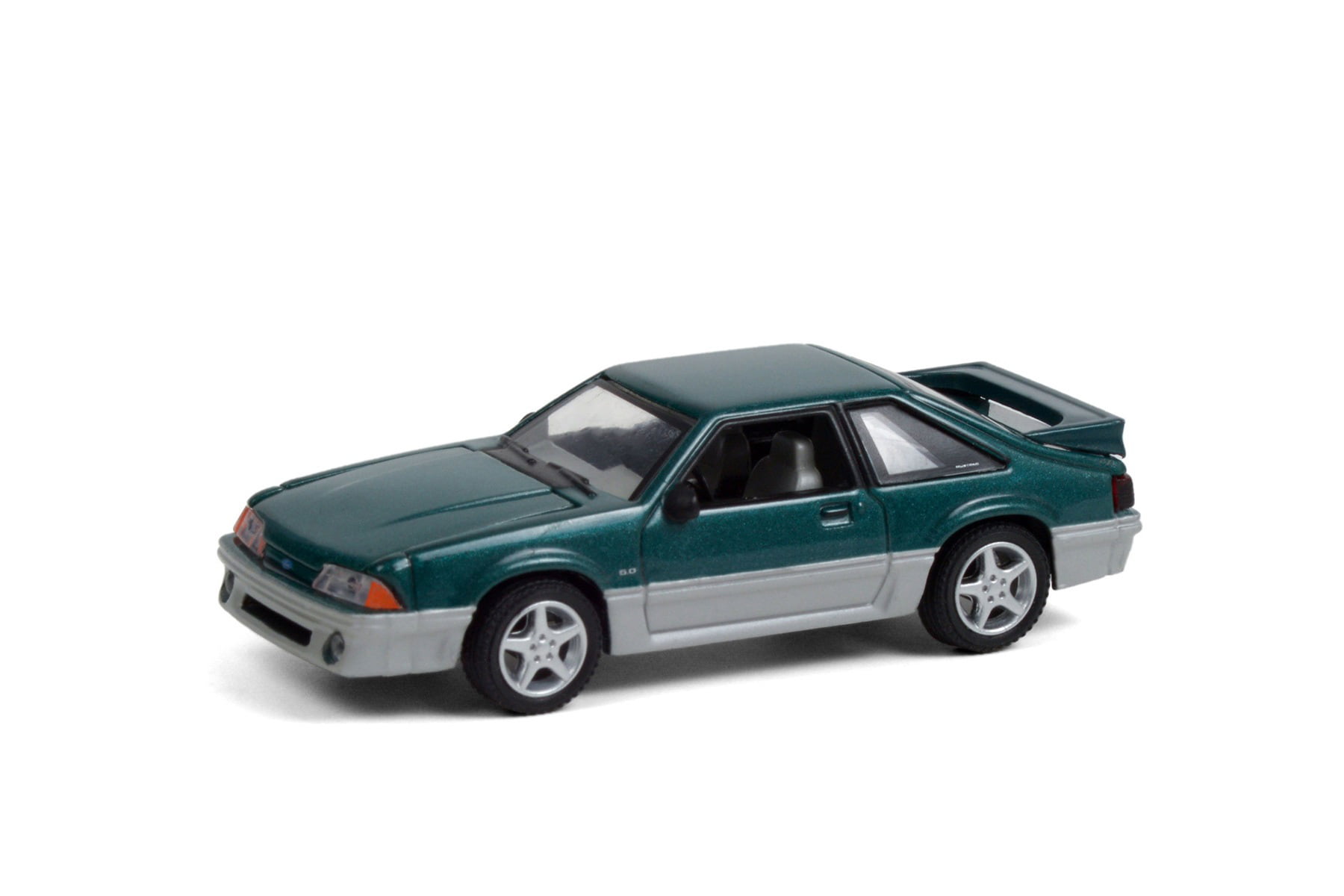 white 1980 ford mustang foxbody new 1/64 scal diecast greenlight limited edition