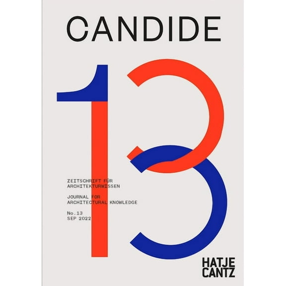 Candide No. 13: Journal for Architectural Knowledge, (Paperback)