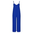 thumbnail image 5 of Zekutng 2 Piece Sets for Women Loose Washed Frayed Wide Leg Overalls with Denim Jumpsuit,Sizes S-3XL, 5 of 7