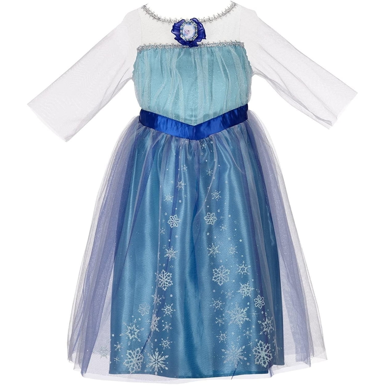 Disney Frozen Elsa Dress Girls size S 4 6X Pretend Play