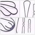 thumbnail image 3 of Miangastore Épingle à Cheveux Noire 5 Pcs 3.9x2.8in, 3 of 8