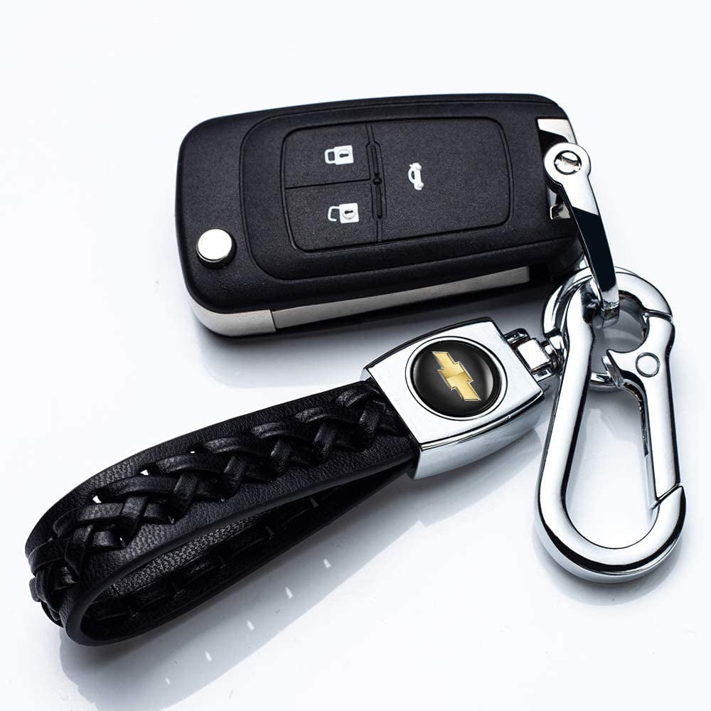 Genuine Leather Car Logo Keychain Suit for Honda Accord Civic CR-V CRV Pilot EX EX-L Touring Premium Key Chain Keyring with Logo