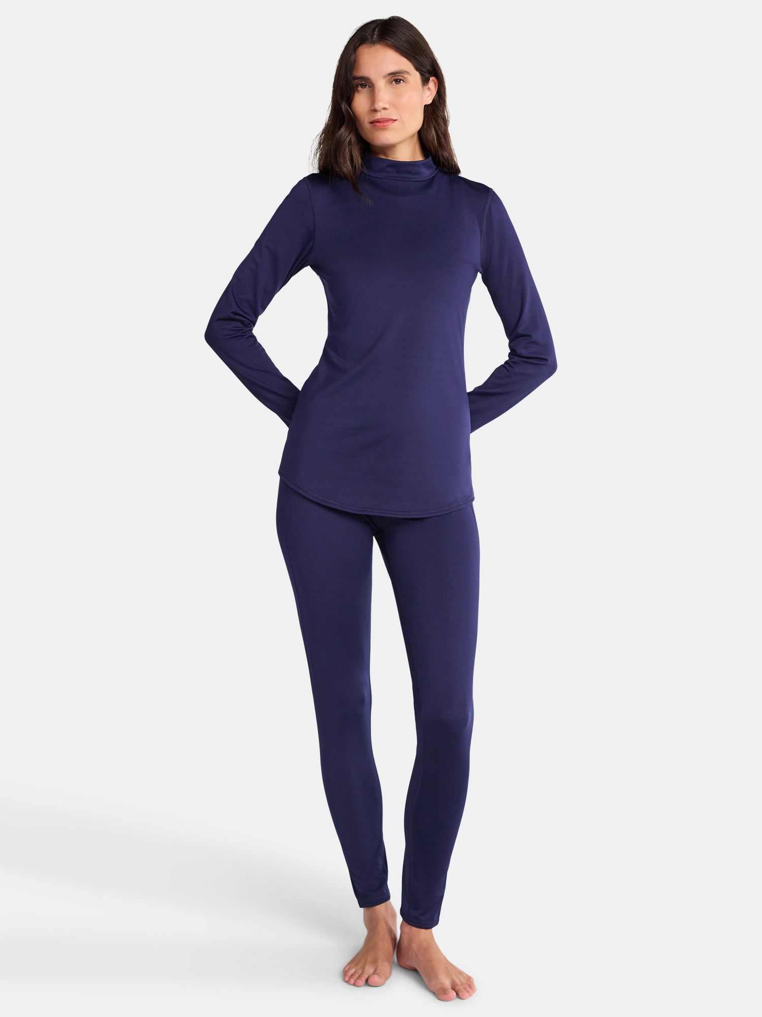 ClimateRight by Cuddl Duds Women's Warm Plush Warmth Base Layer Leggings, Sizes XS to 4X
