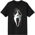 thumbnail image 6 of Ghostface With Pink Logo Men's Black Graphic Tee-4XL, 6 of 7