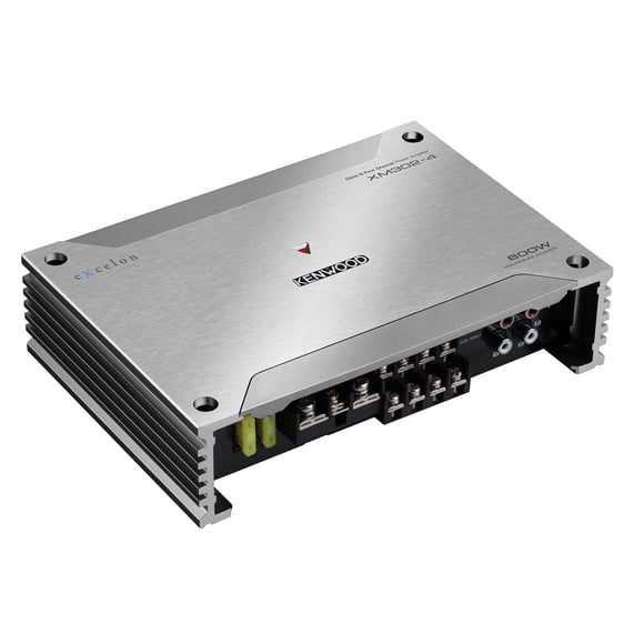 KENWOOD XM302-4 eXcelon 4-Channel Marine Grade Amplifier for Boats, Cars and ATV's