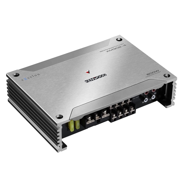 KENWOOD XM302-4 eXcelon 4-Channel Marine Grade Amplifier for Boats, Cars and ATV's